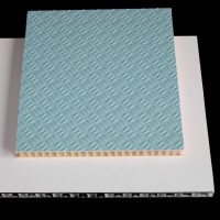 frp sandwich panel with anti-skidding pattern flooring of container or van, lightwieight and strong easy clean